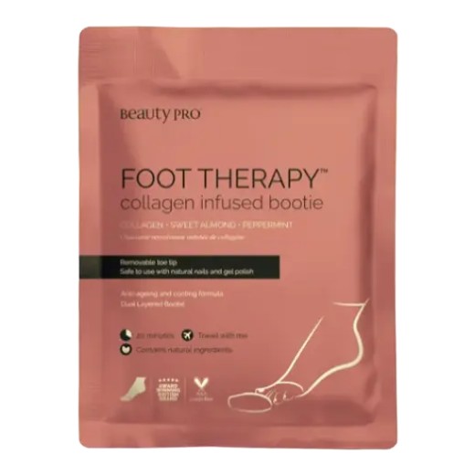 BeautyPro Foot Therapy Collagen Infused Bootie