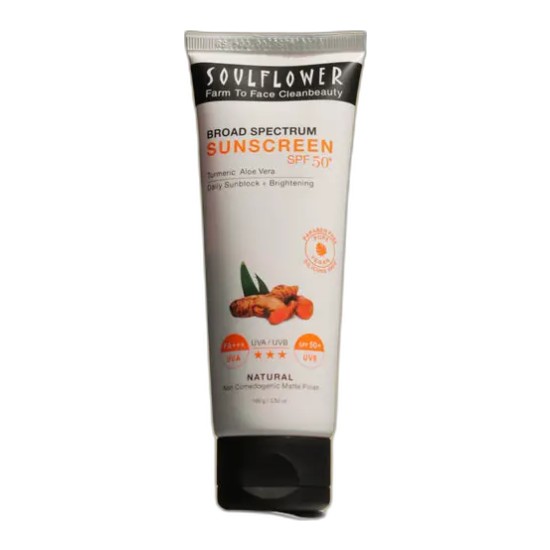 Soulflower Broad Spectrum Sunscreen SPF 50+