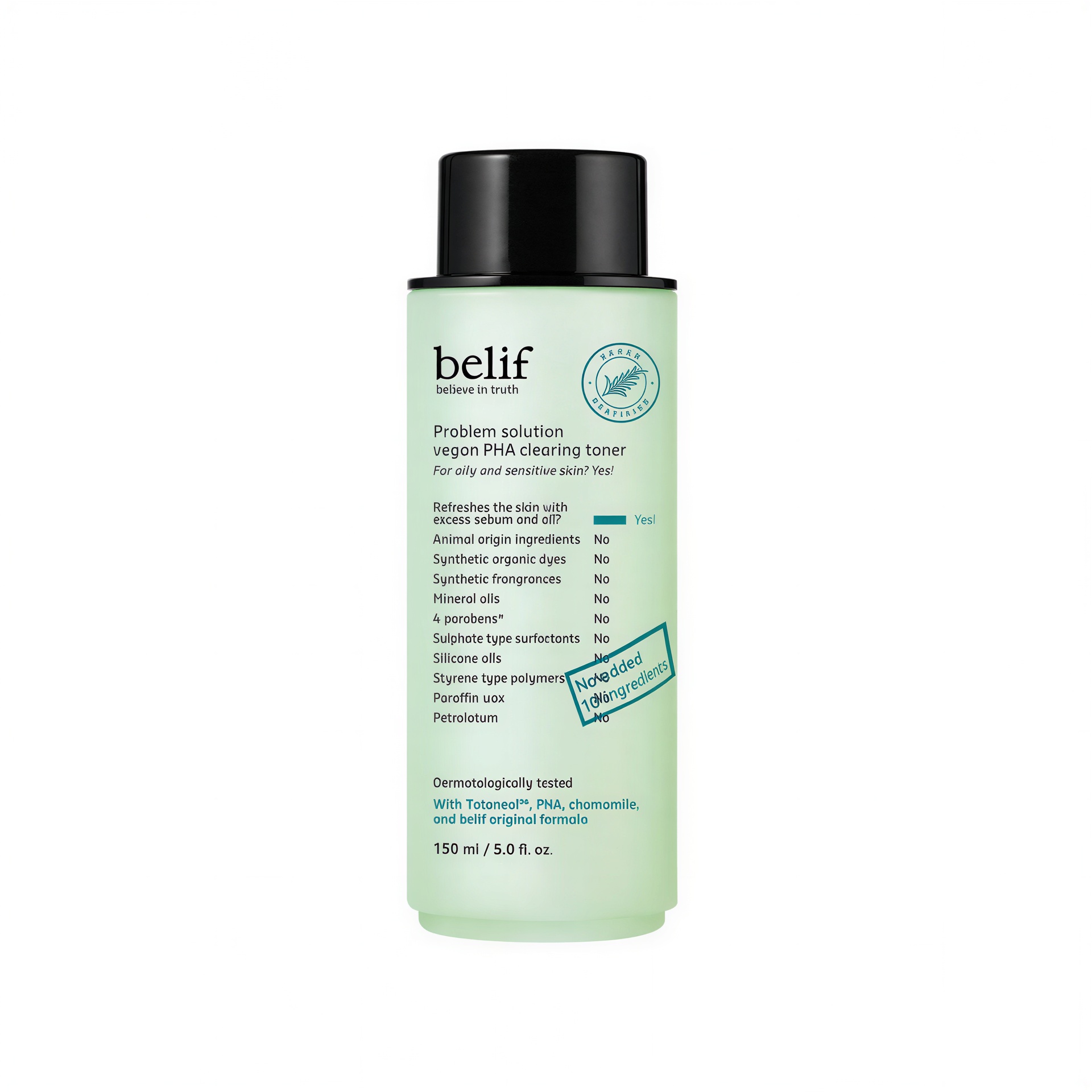Belif Problem Solution Vegan PHA Clearing 化妝水