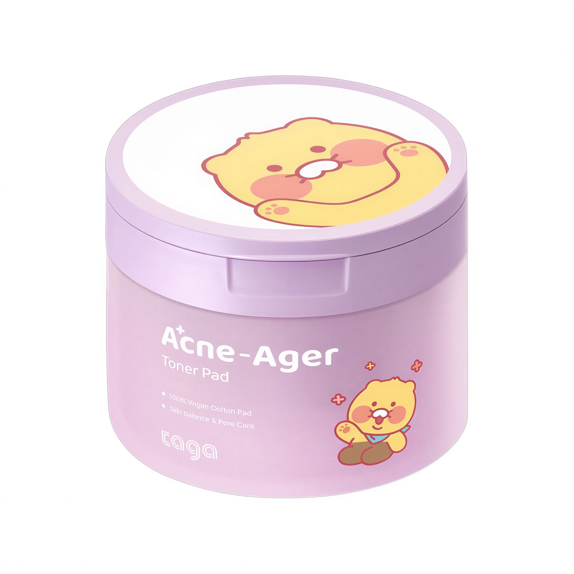 taga Little Choonsik Edition Acneizer Toner Pads