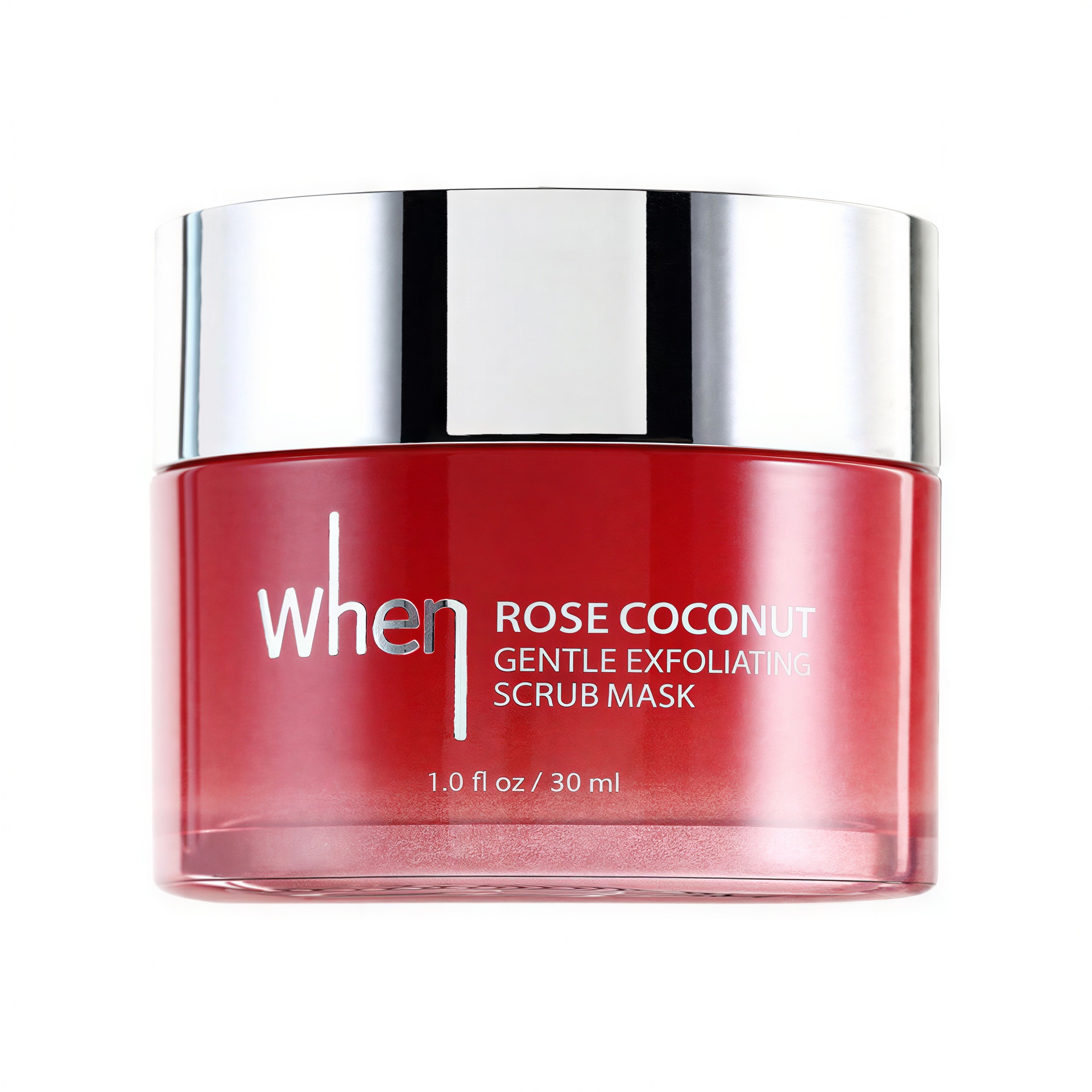 When Rose Coconut Gentle Exfoliating Scrub Mask