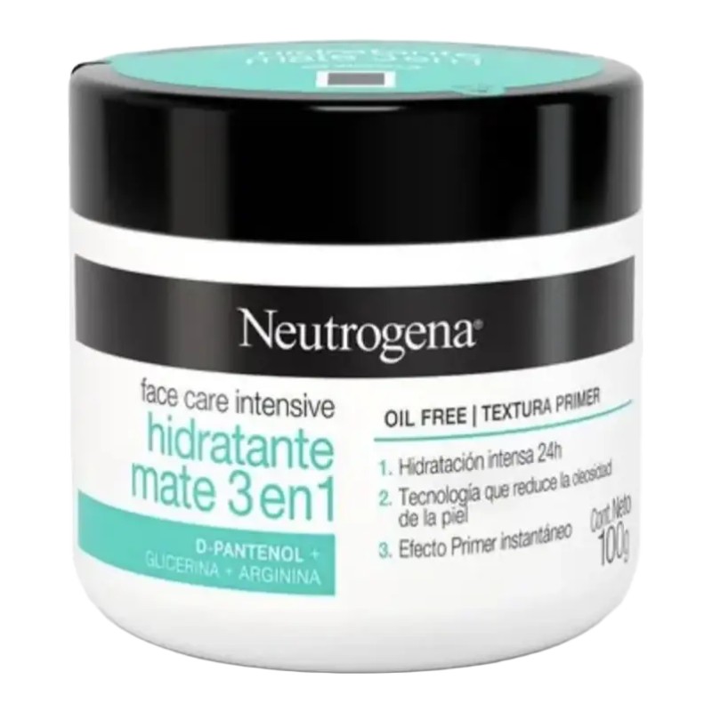 Neutrogena Face Care Intensive Hidratante Mate 3 In 1