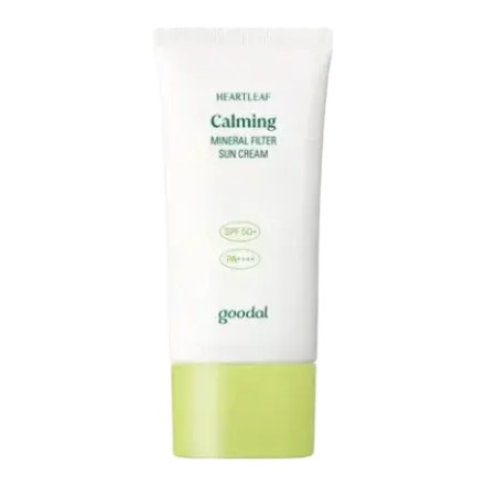 Goodal Heartleaf Calming Mineral Filter Sun Cream SPF 50+