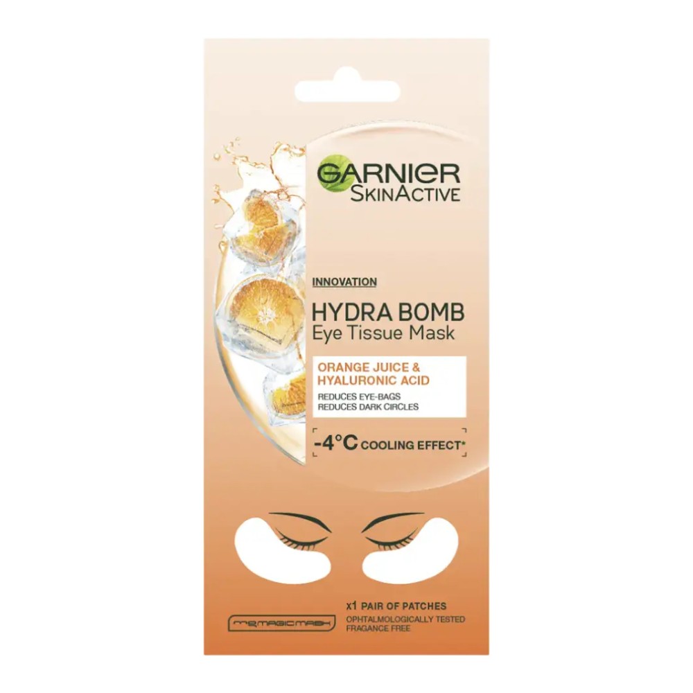 Garnier Hydrabomb Eye Tissue Mask Orange