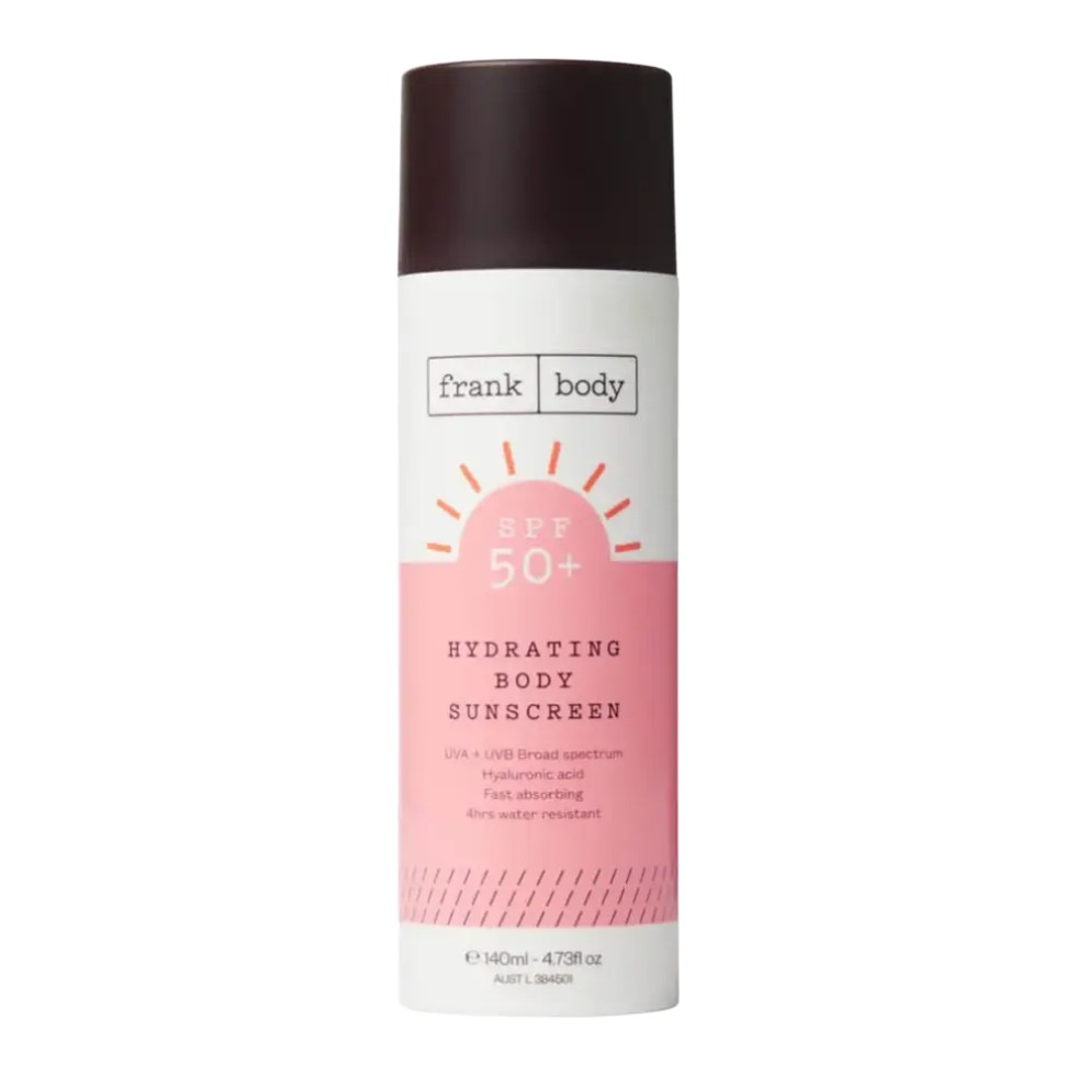 frank body SPF50+ Hydrating Body Sunscreen