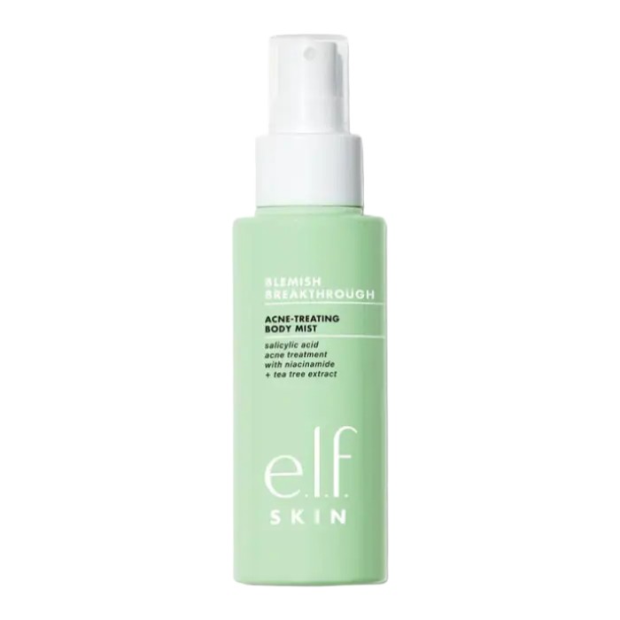 e.l.f. cosmetics Blemish Breakthrough Acne-Treating Body Mist