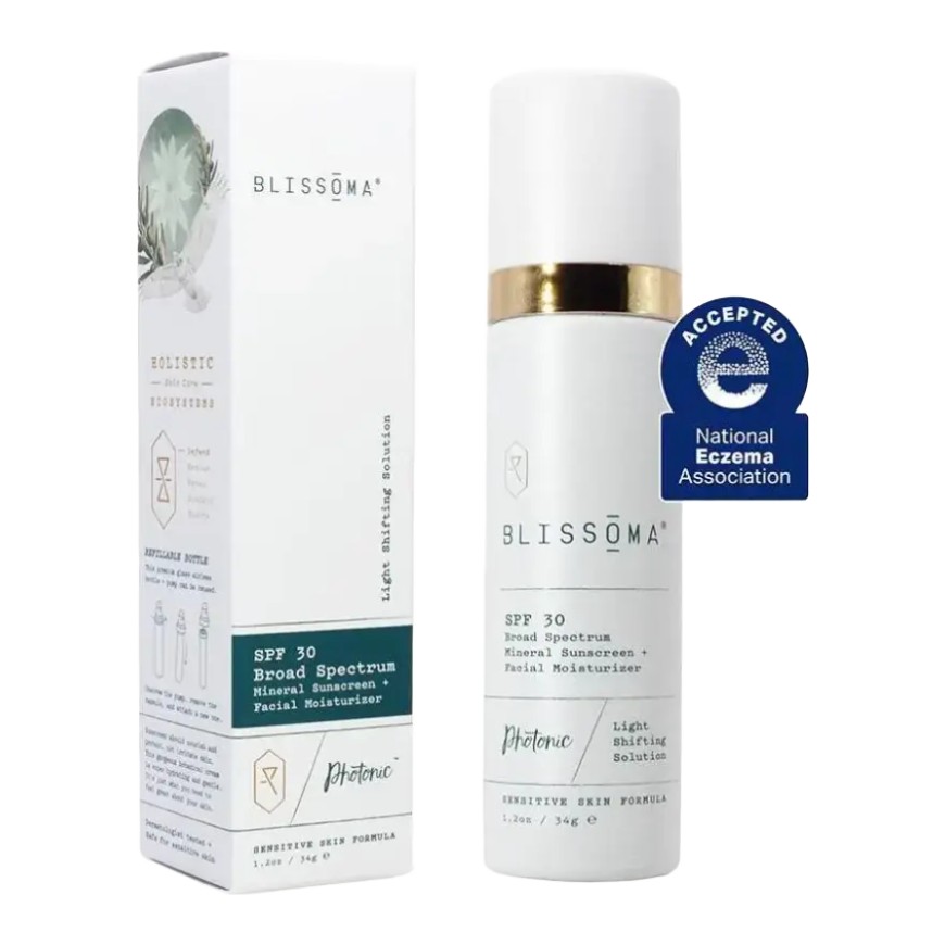 Blissoma Photonic Light Shifting Solution SPF 30 Broad Spectrum Mineral Sunscreen + Facial Moisturizer