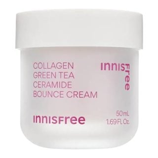 innisfree Collagen Green Tea Ceramide Bounce Cream كريم مرن بالكولاجين والشاي الأخضر والسيراميد