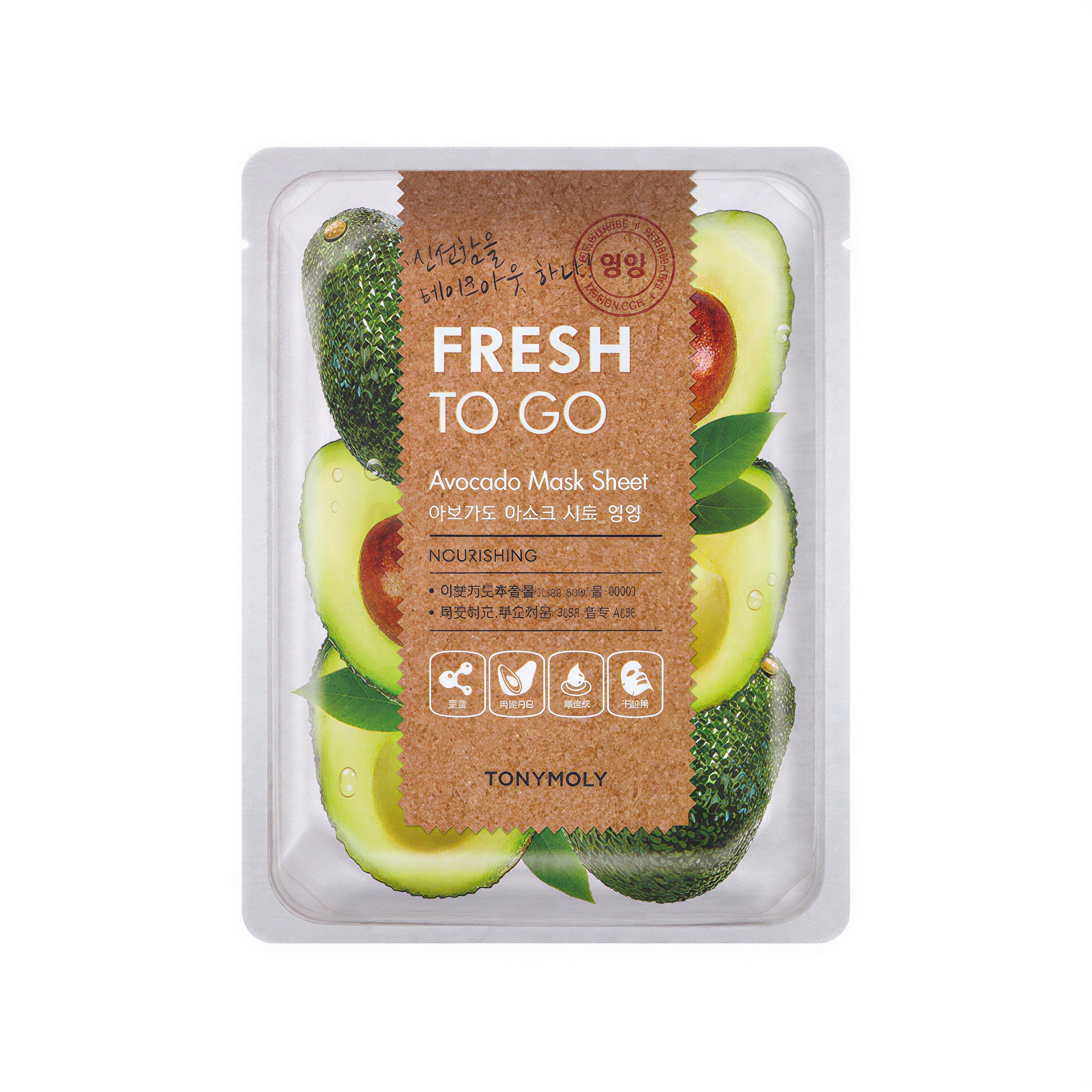 TONYMOLY Fresh To Go Avocado Mask Sheet