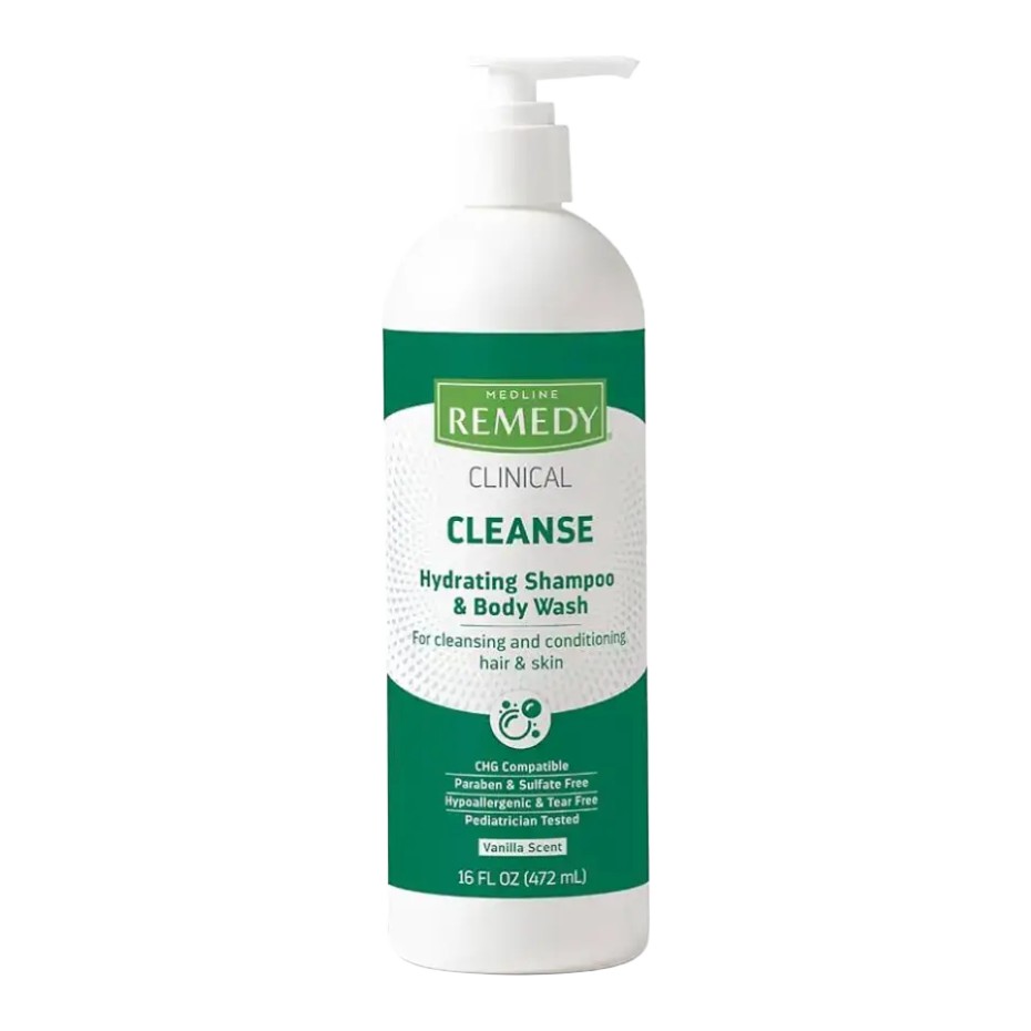 Medline Remedy Clinical Cleanse Hydrating Shampoo & Body Wash