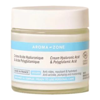 Aroma-Zone كريم حمض الهيالورونيك وحمض البولِي غلوتاميك
