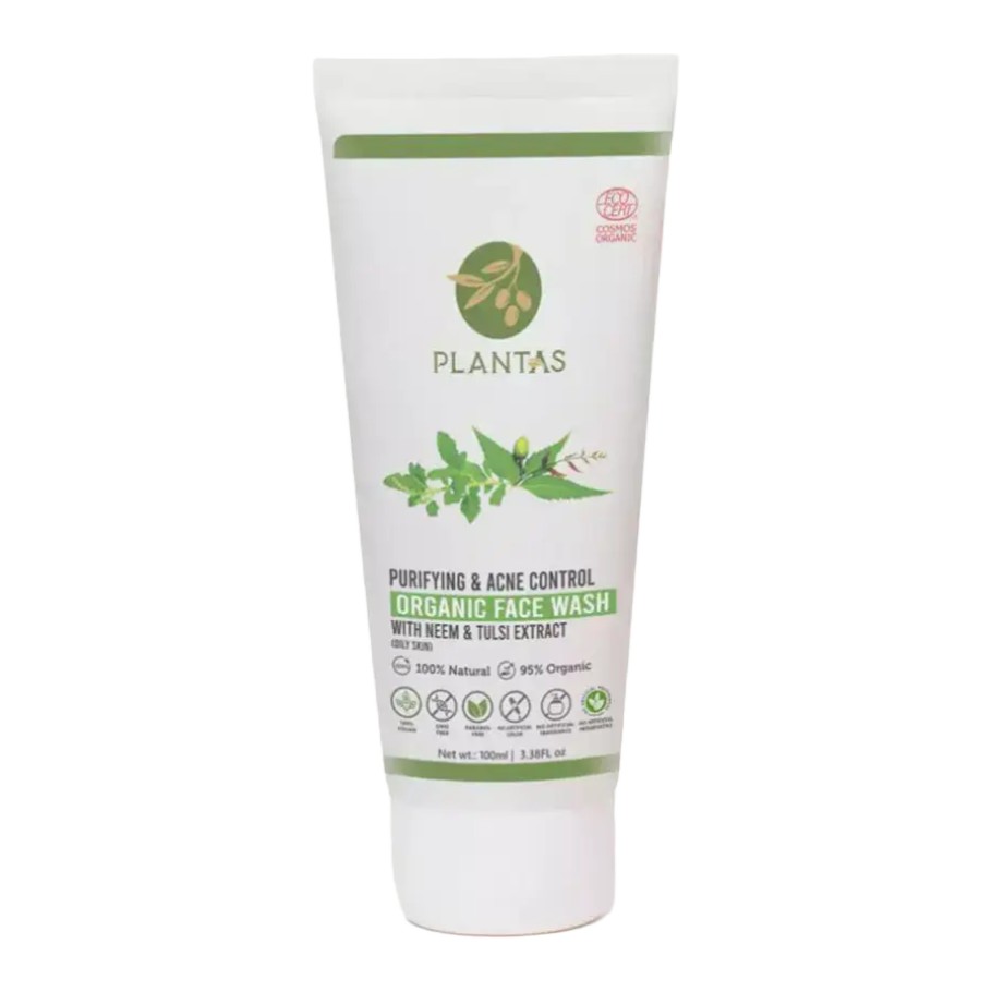Plantas Care Purifying & Acne Control Organic Face Wash