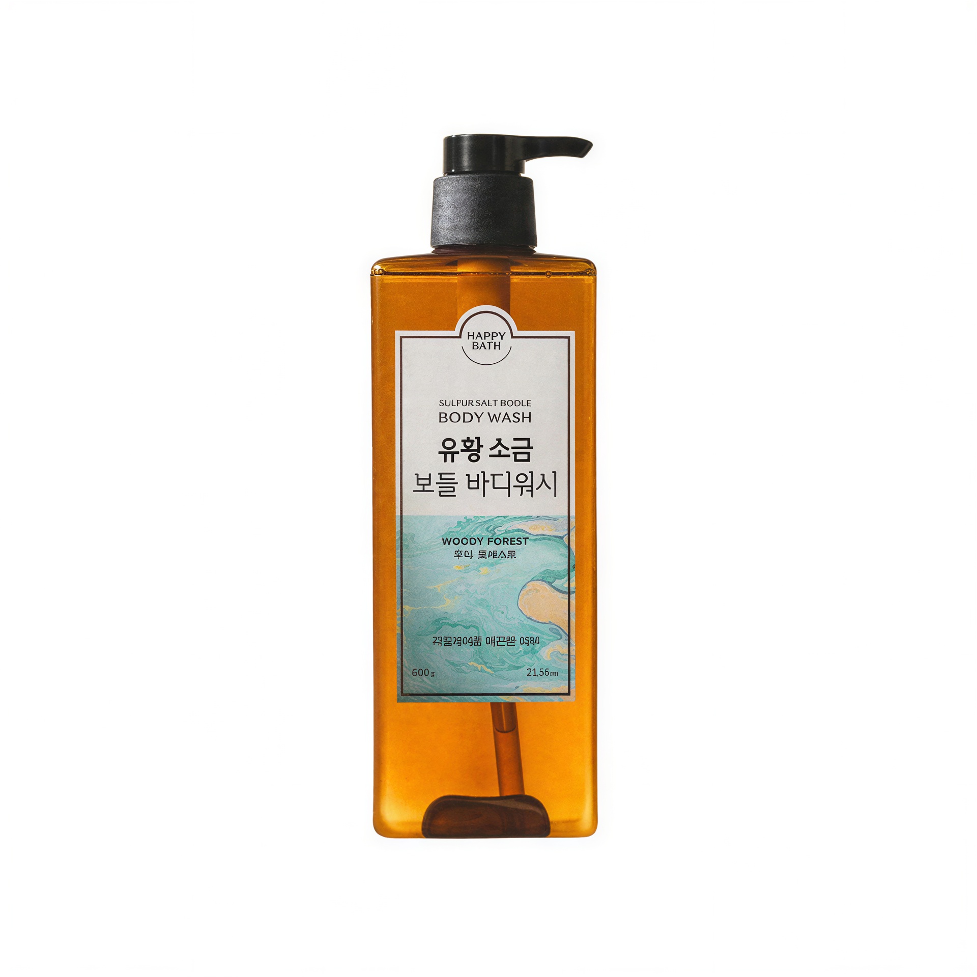 Happy Bath Sulfur Salt Smooth Body Wash [Woody Forest]