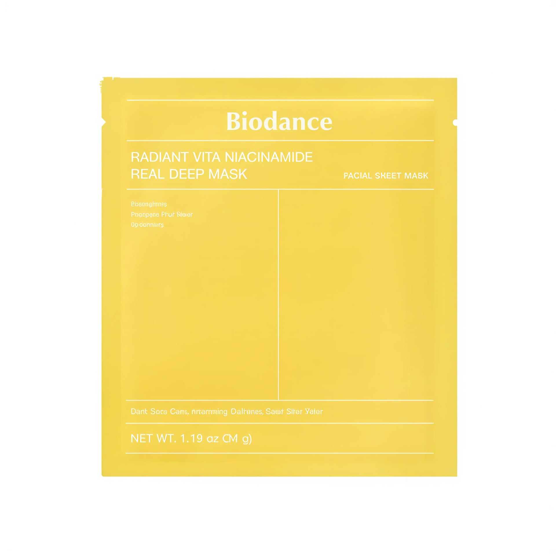 Biodance Radiant Vita Niacinamide Real Deep Mask