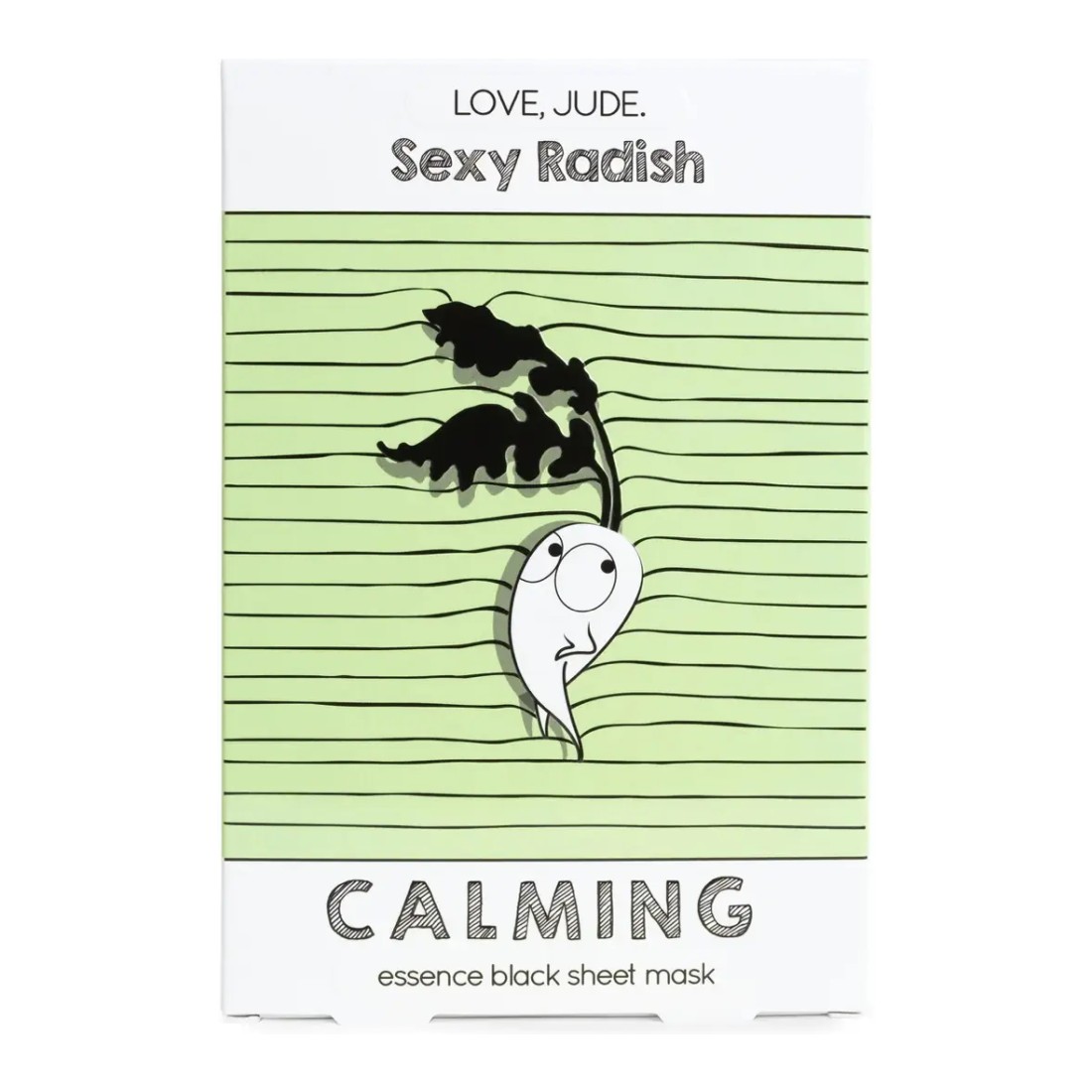 Love, Jude Sexy Radish Calming Essence Black Sheet Mask