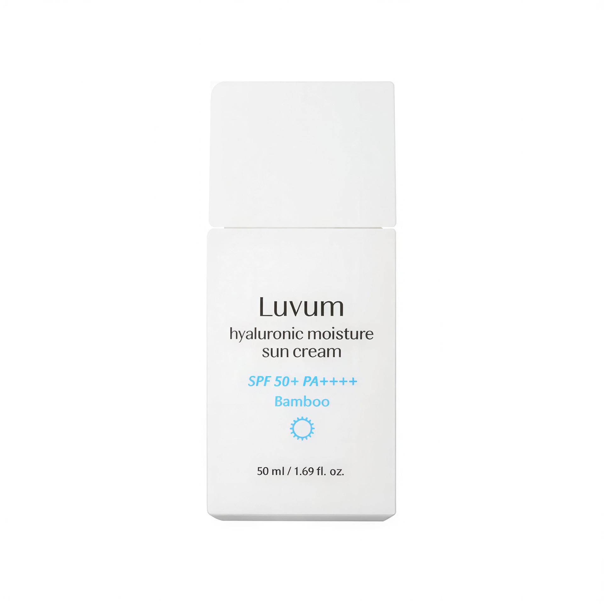 Luvum كريم الوقاية من الشمس المرطب Bamboo Hyaluronic Acid [SPF50+/PA++++]