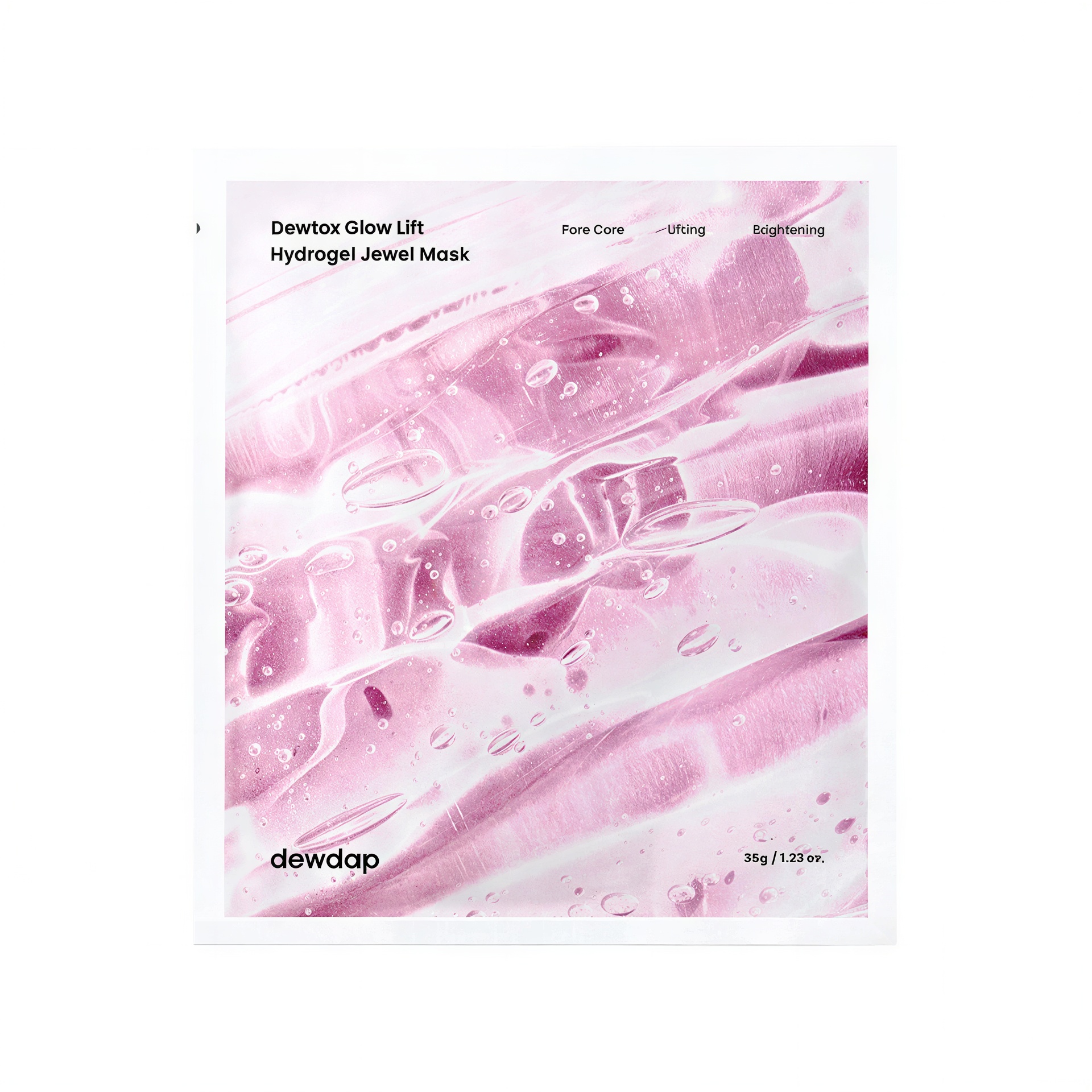 Dewdap Dewtox Glow Lift Hydrogel Jewel Mask