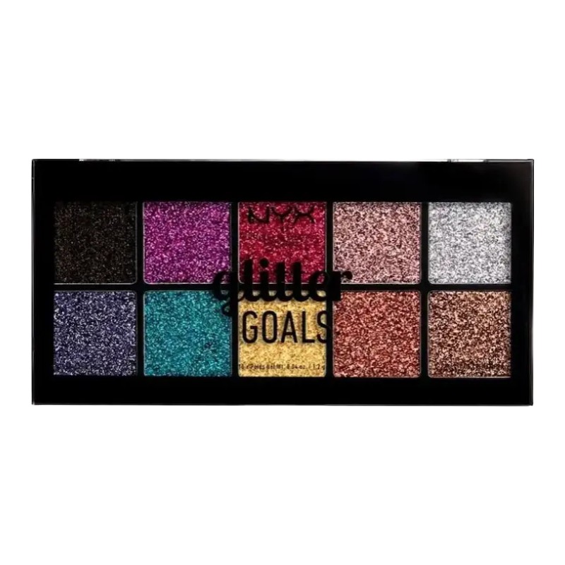 NYX Cosmetics Glitter Goals Cream Pro Palette
