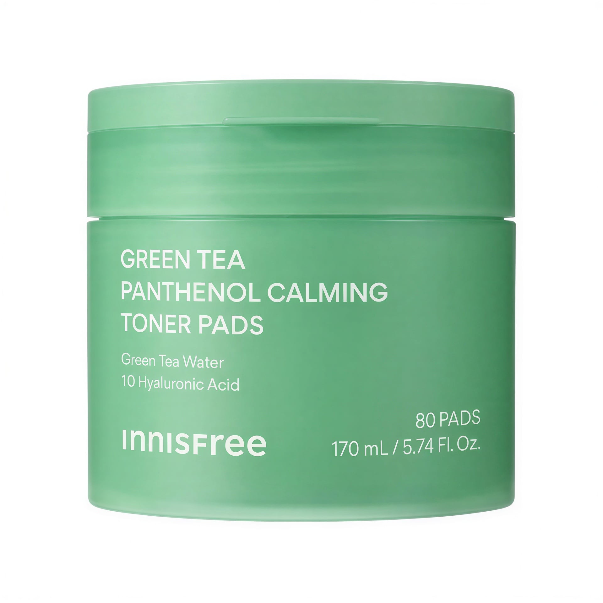 innisfree Green Tea Panthenol Calming Toner Pads