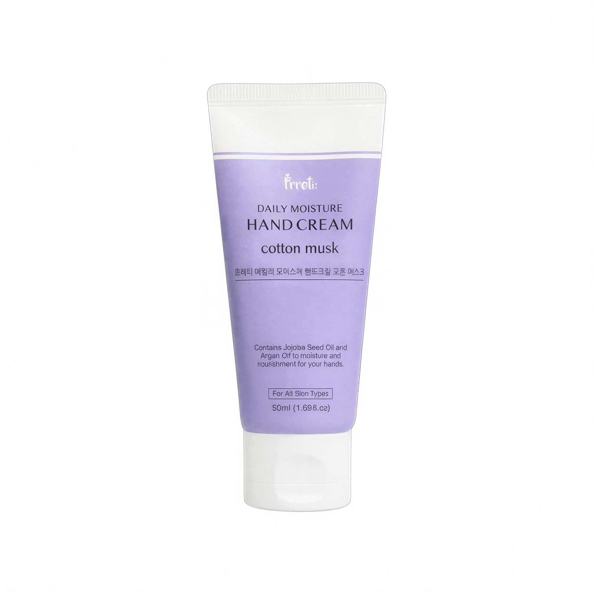 Prreti Daily Moisture Hand Cream [Cotton Musk]
