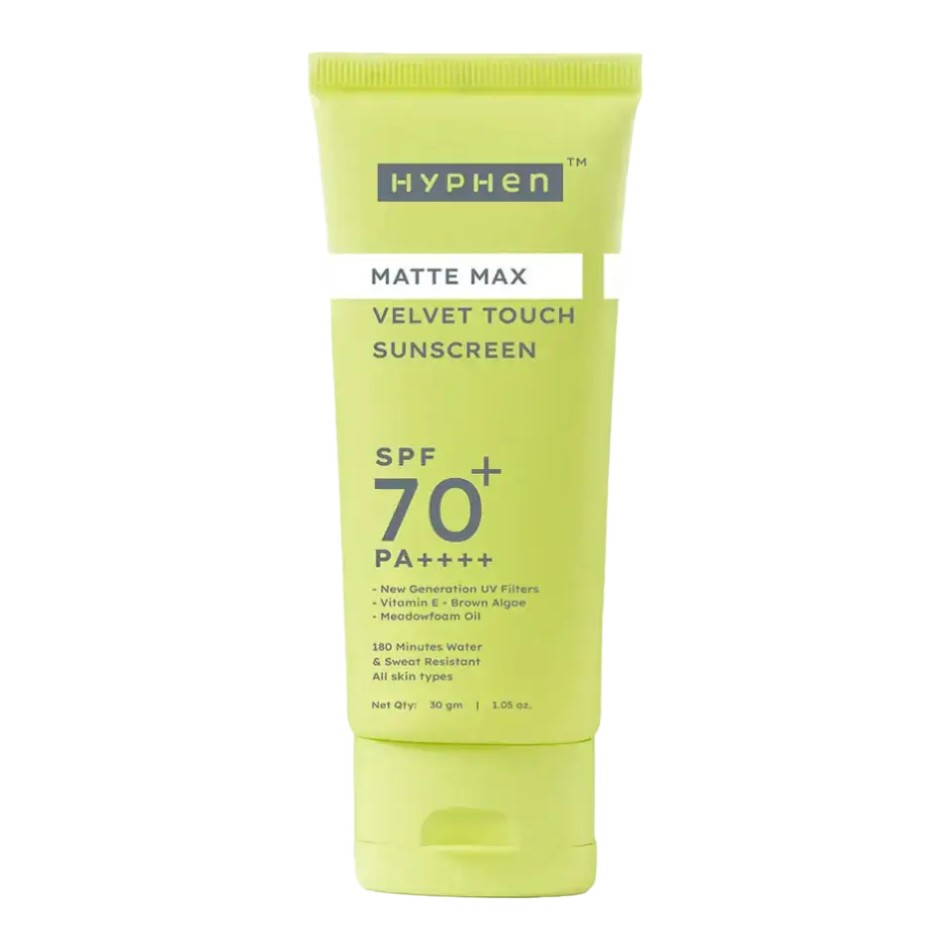hyphen Matte Max Velvet Touch Sunscreen SPF 70+