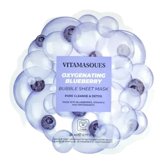 Vitamasques Blueberry Oxygenating Bubble Face Mask