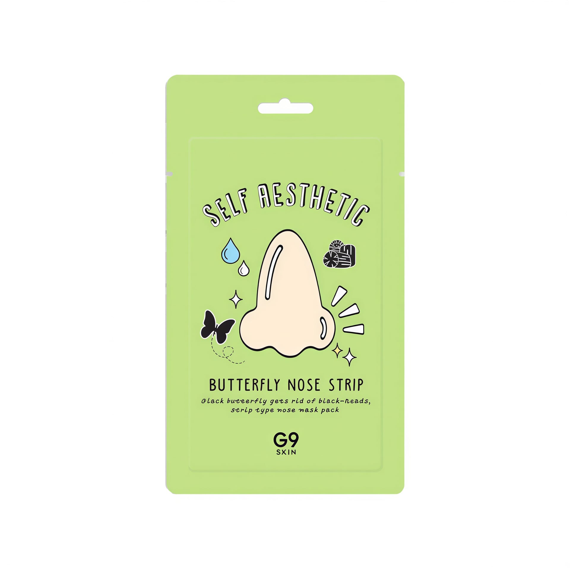 G9 Skin لصقة الأنف Self Esthetic Butterfly