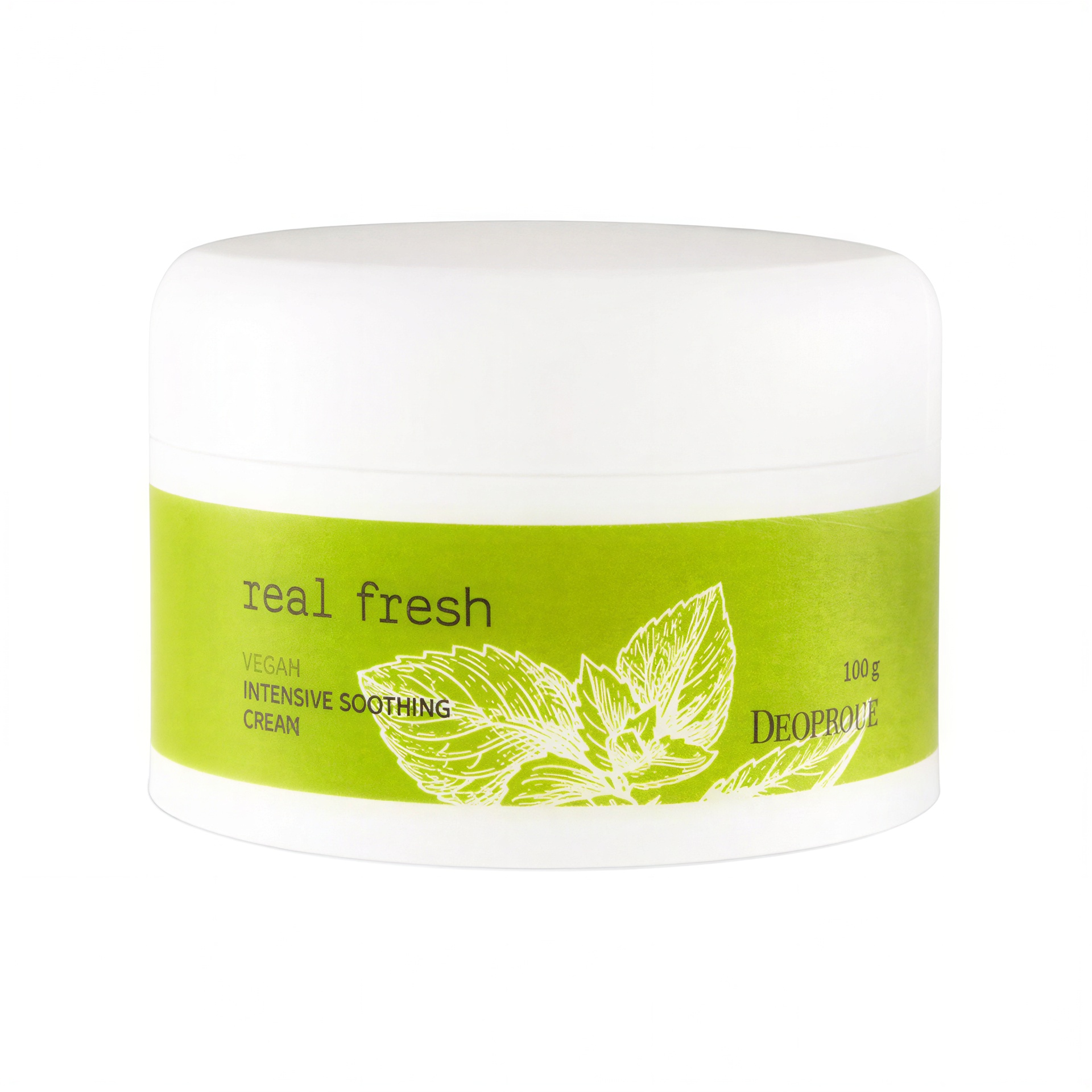 Deoproce Real Fresh Vegan Intensive Soothing Cream