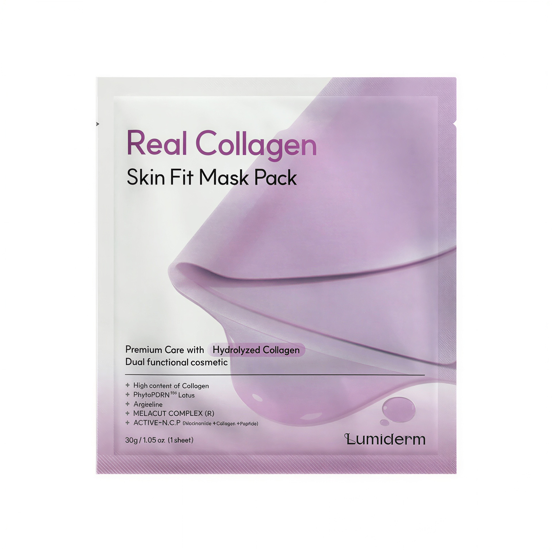 Rumideom Real Collagen Skin Fit Sheet Mask