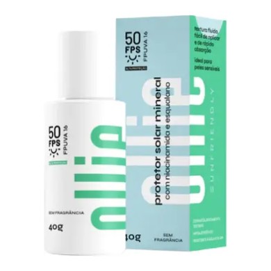 Ollie Protetor Solar Mineral Fluído SPF 50