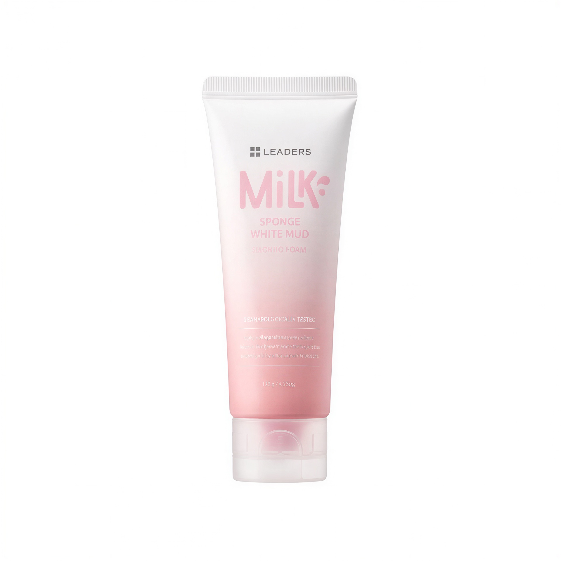 LEADERS Milk Sponge White Mud Pack-To-Foam Cleanser