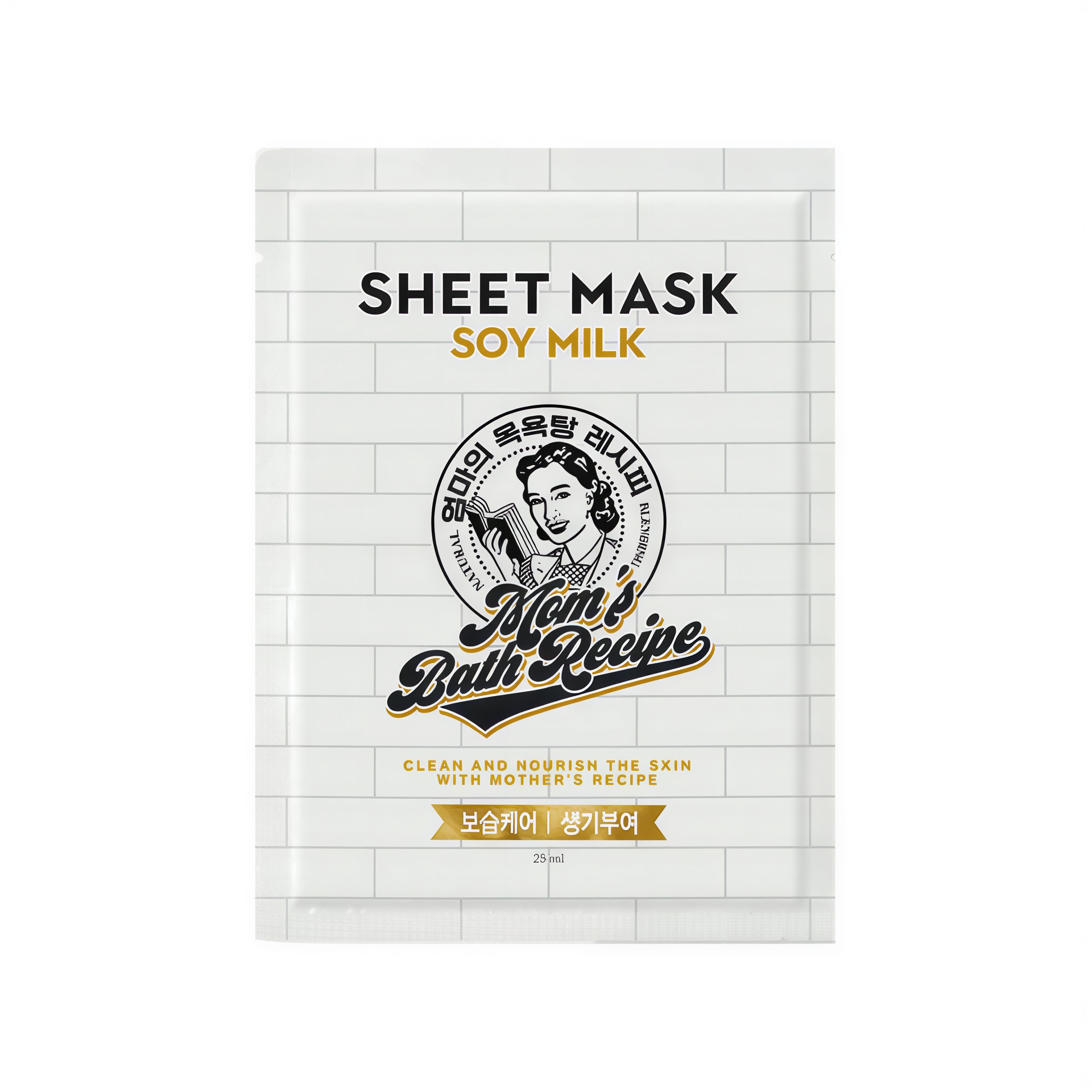 Mom's Bath Recipe Soy Milk Sheet Mask