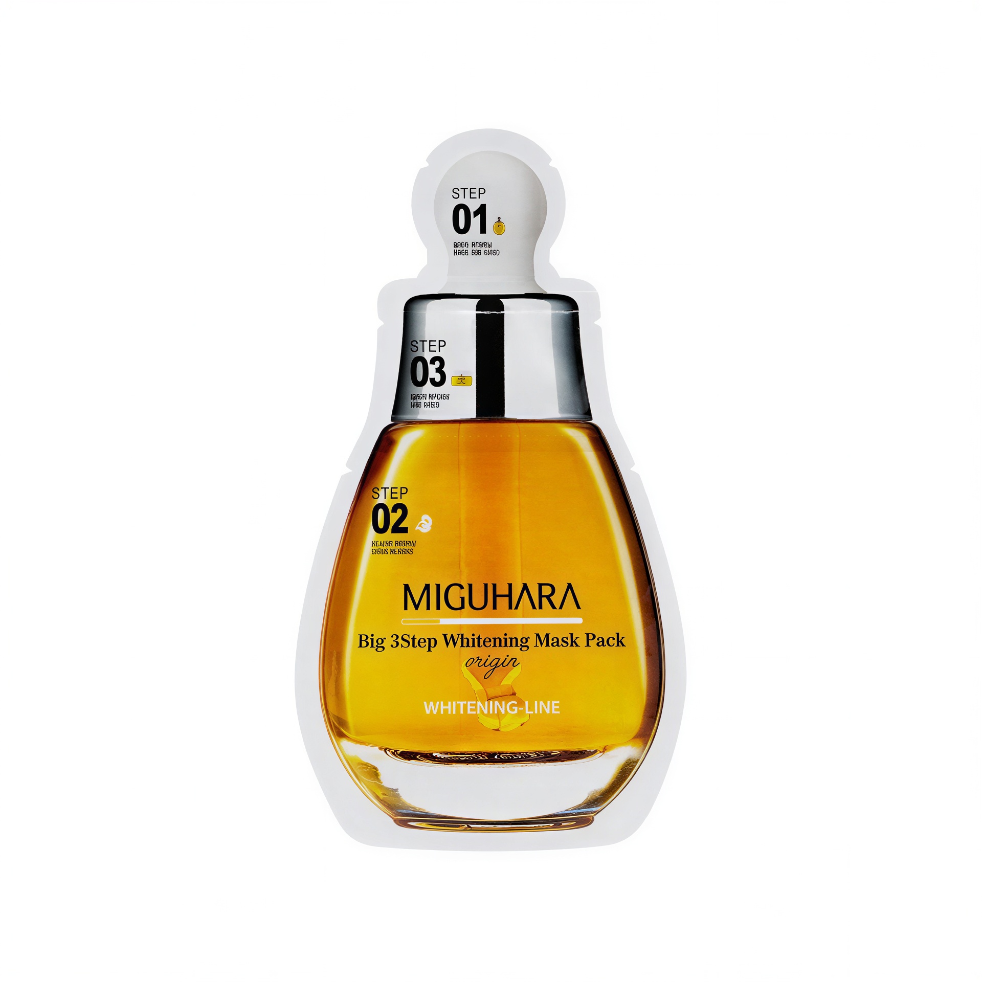 Miguhara Big 3-Step Whitening Mask Pack Origin