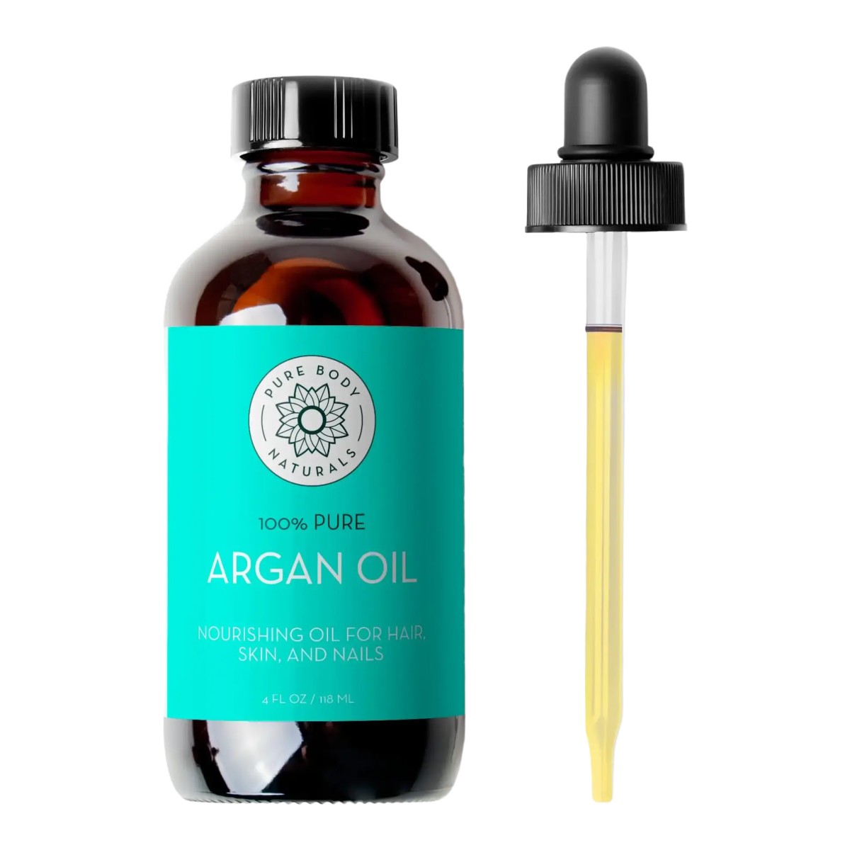Pure Body Naturals 100% Pure Argan Oil