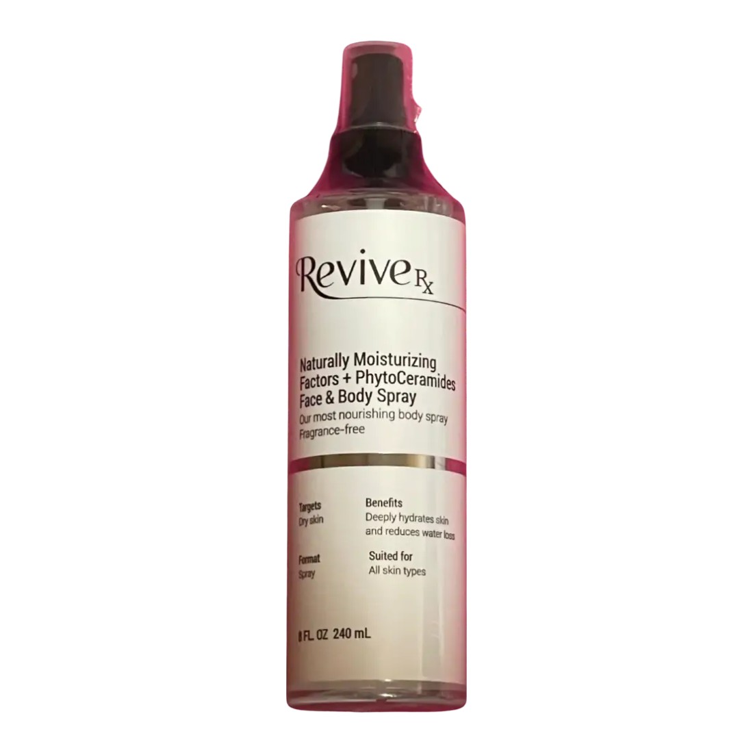 ReviveRX Naturally Moisturizing Factors + Phytoceramides Face & Body Spray