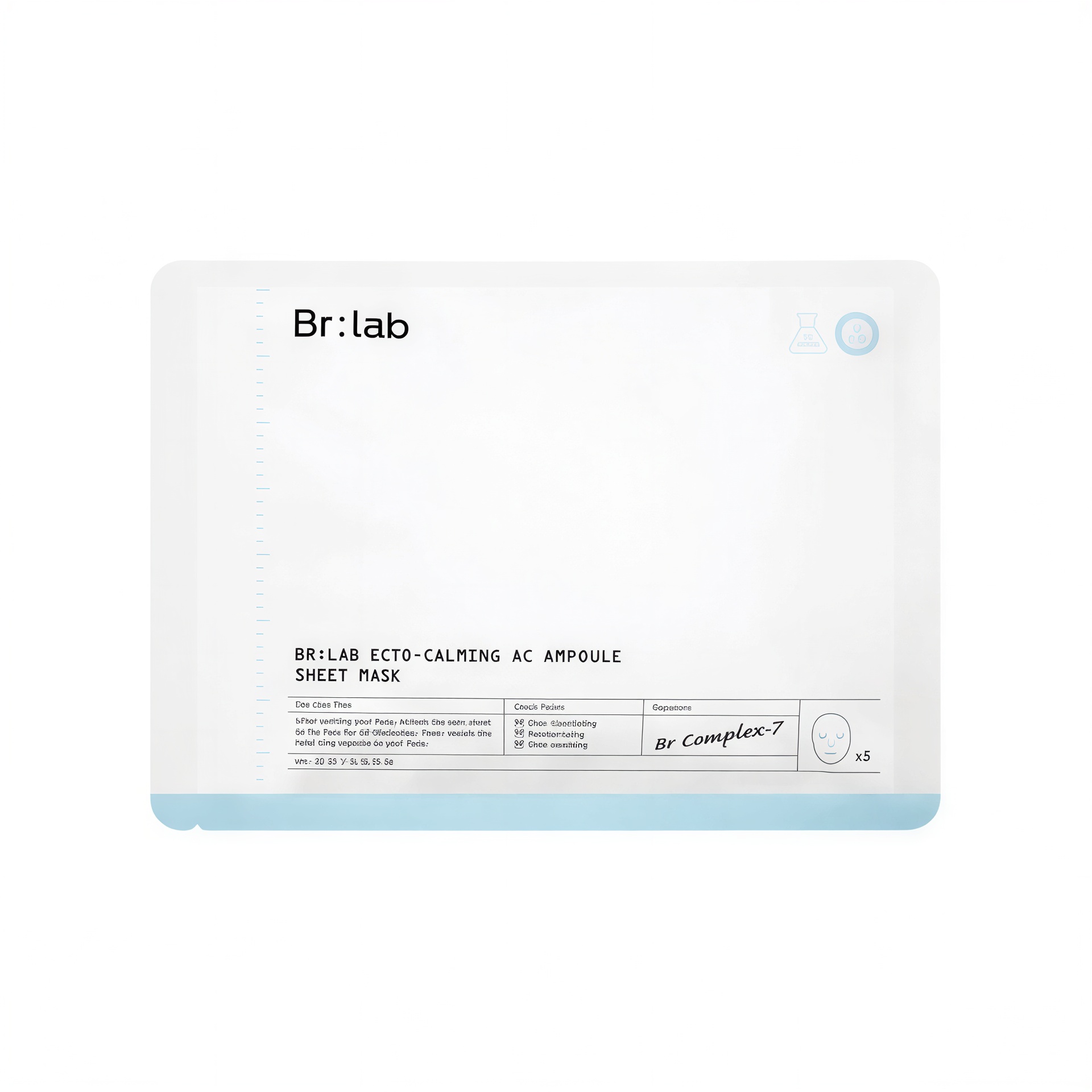 Biareuraep Ecto Calming Arc Ampoule Sheet Mask