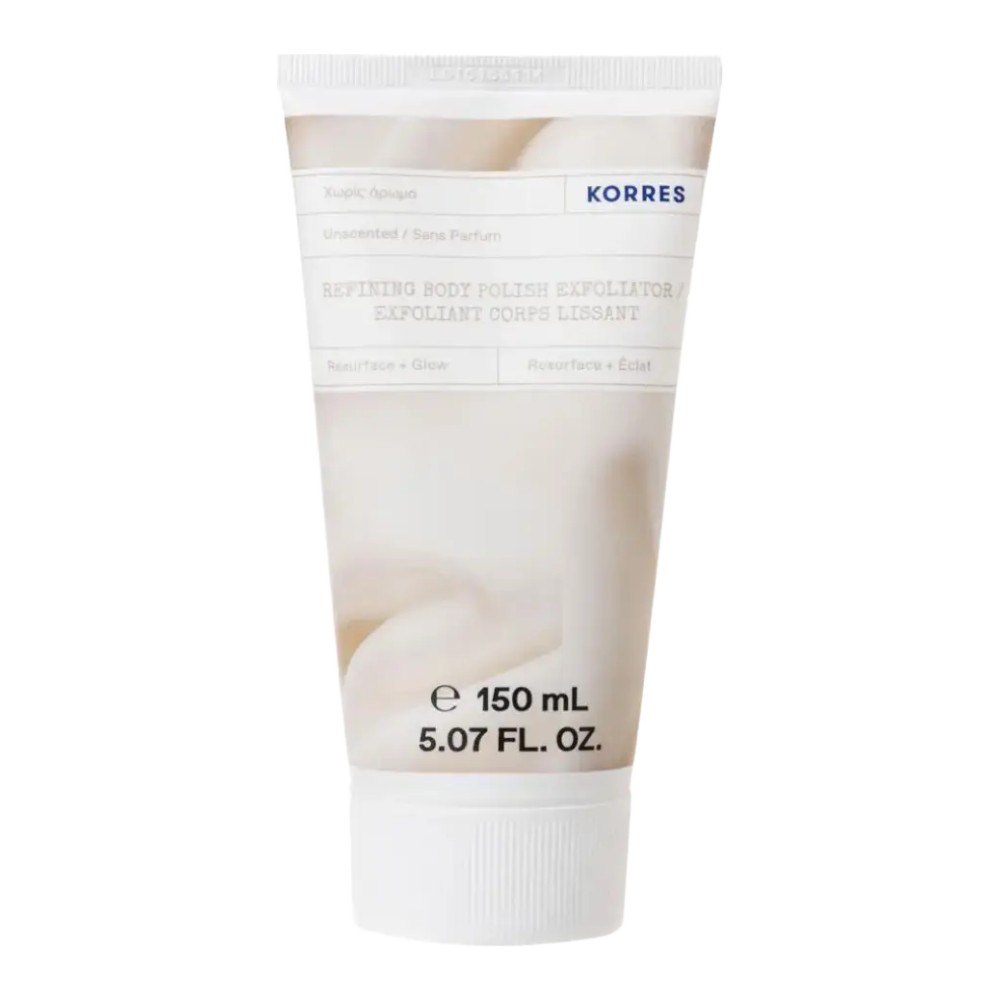 KORRES Unscented Body Scrub Refining Body Polish Exfoliator