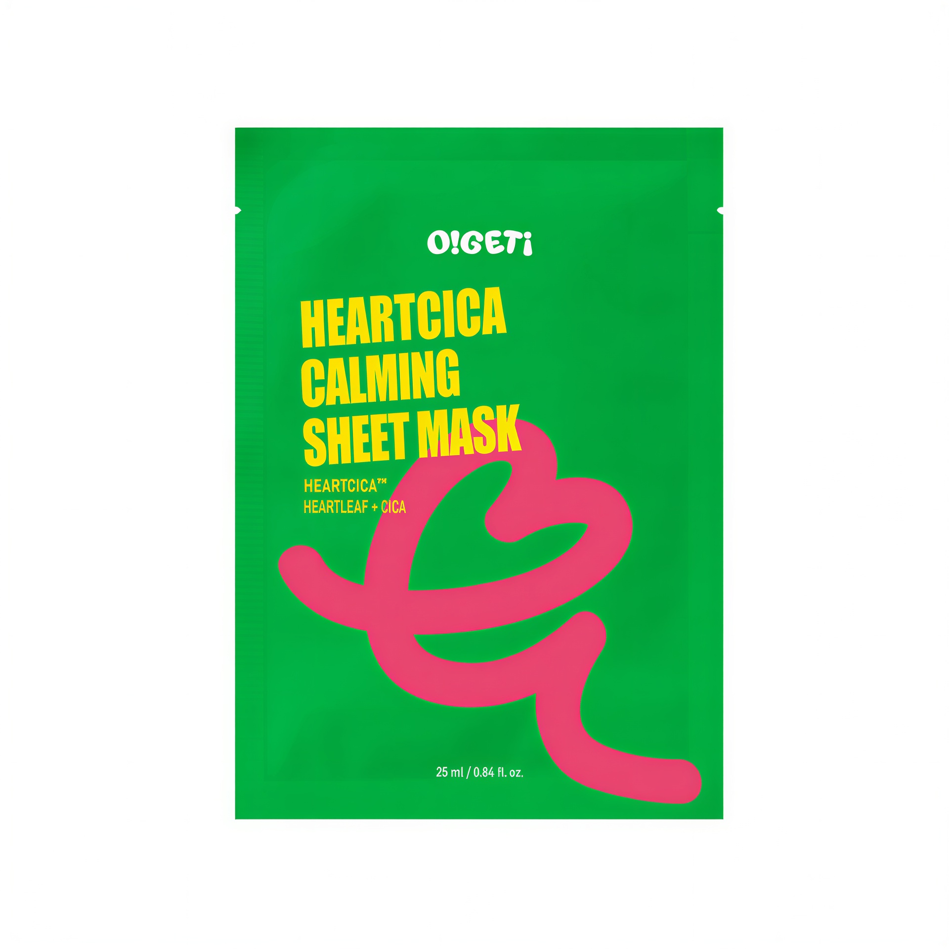 Oget Heart Cica Calming Sheet Mask
