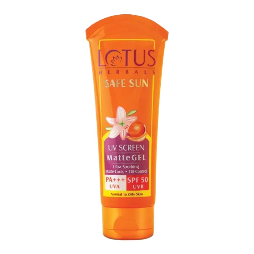Lotus Herbals Safe Sun UV Screen Mattegel Sunscreen SPF 50