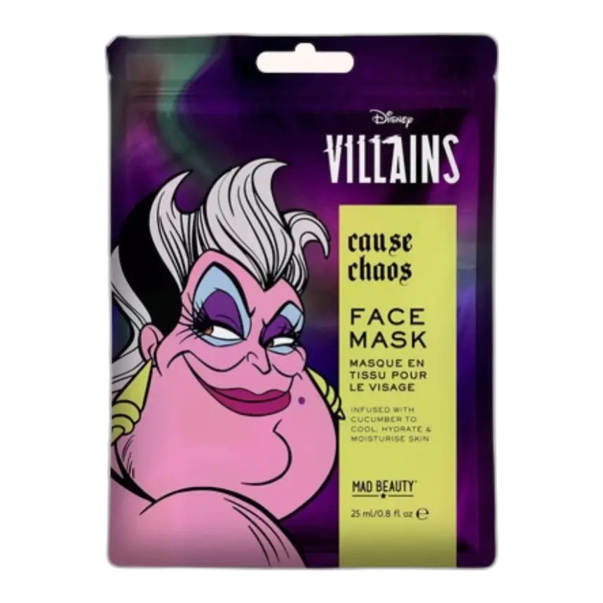 Mad Beauty Disney Pop Villains Face Masks