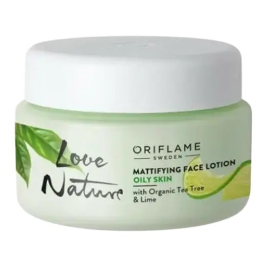 Oriflame Love Nature Mattifying Face Lotion with Organic Tea Tree and Lime
