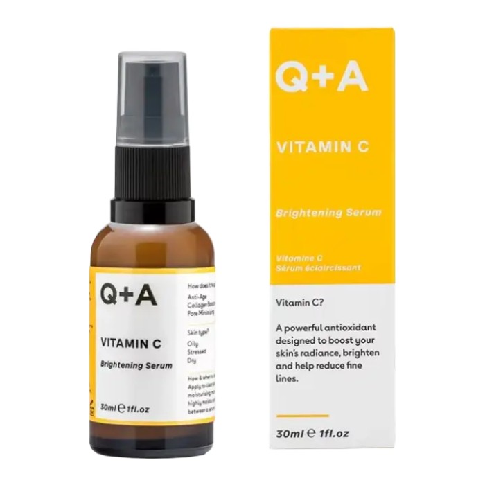 Q + A Vitamin C Brightening Facial Serum