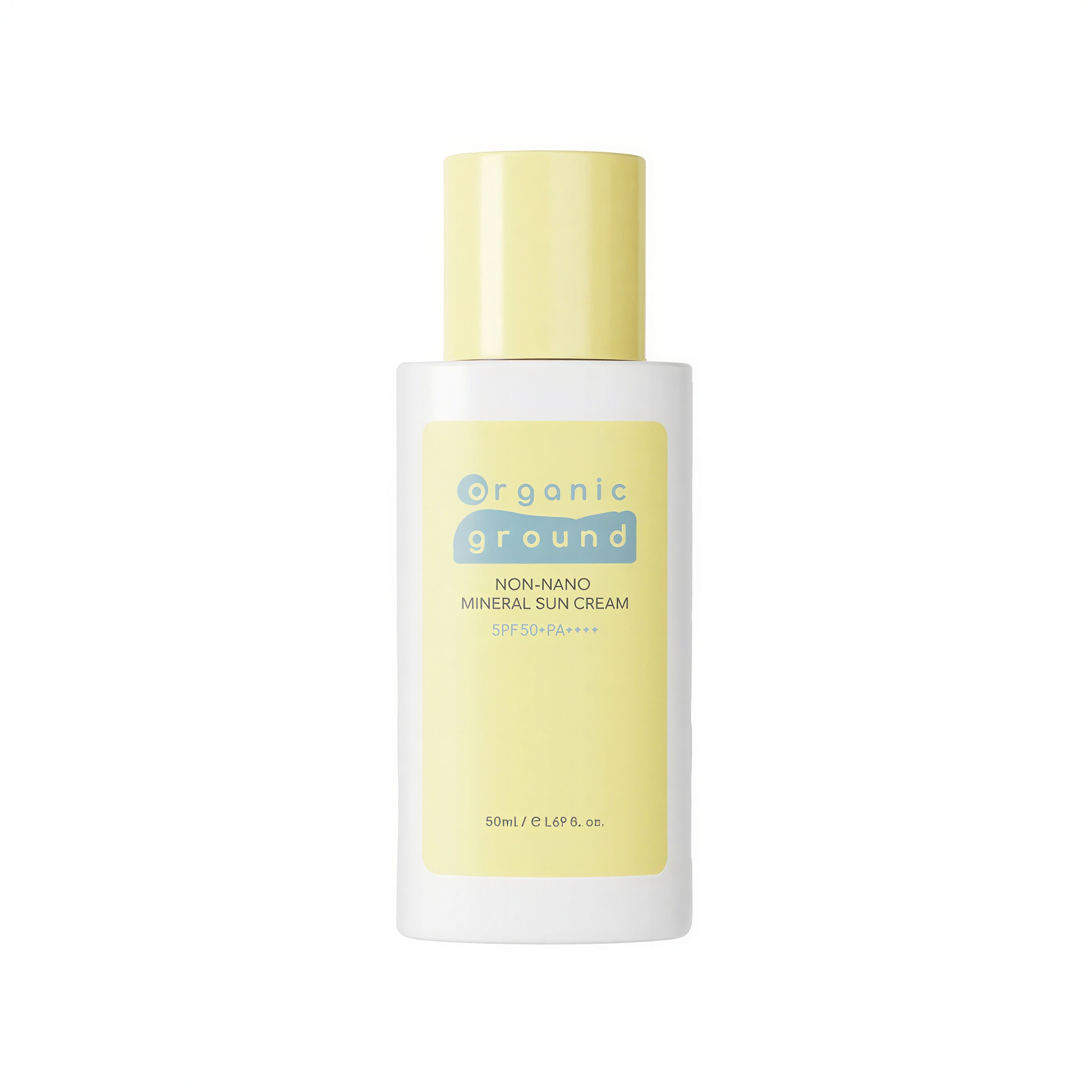 Organic Ground Non-Nano Mineral Sunscreen [SPF50+/PA++++]