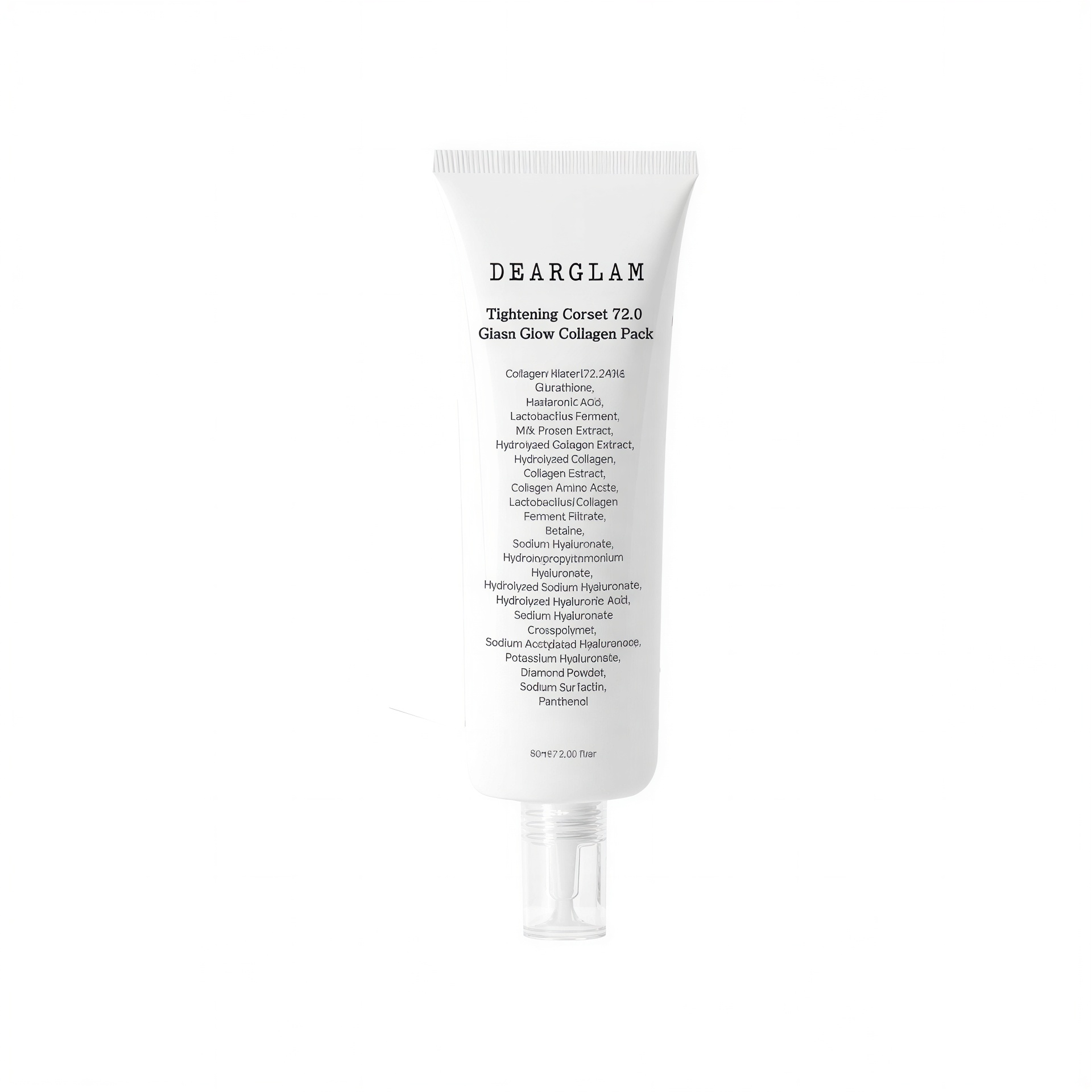 Dearglam Firming Corset 72.0 Glass-Skin Glow Collagen Mask