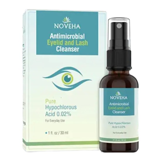 Noveha Antimicrobial Eyelid and Lash Cleanser