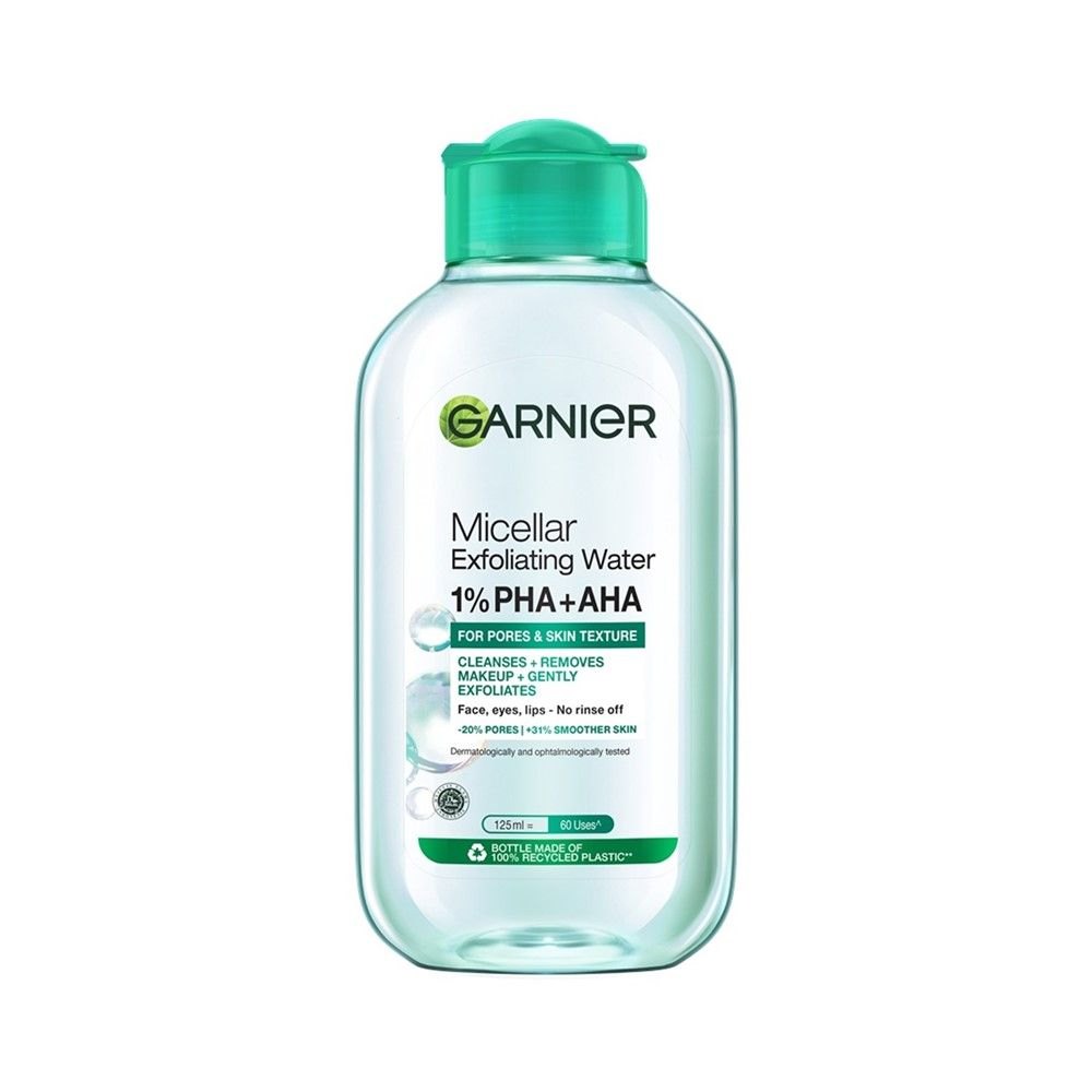 Garnier ماء ميسيلار مقشّر 1% AHA + PHA