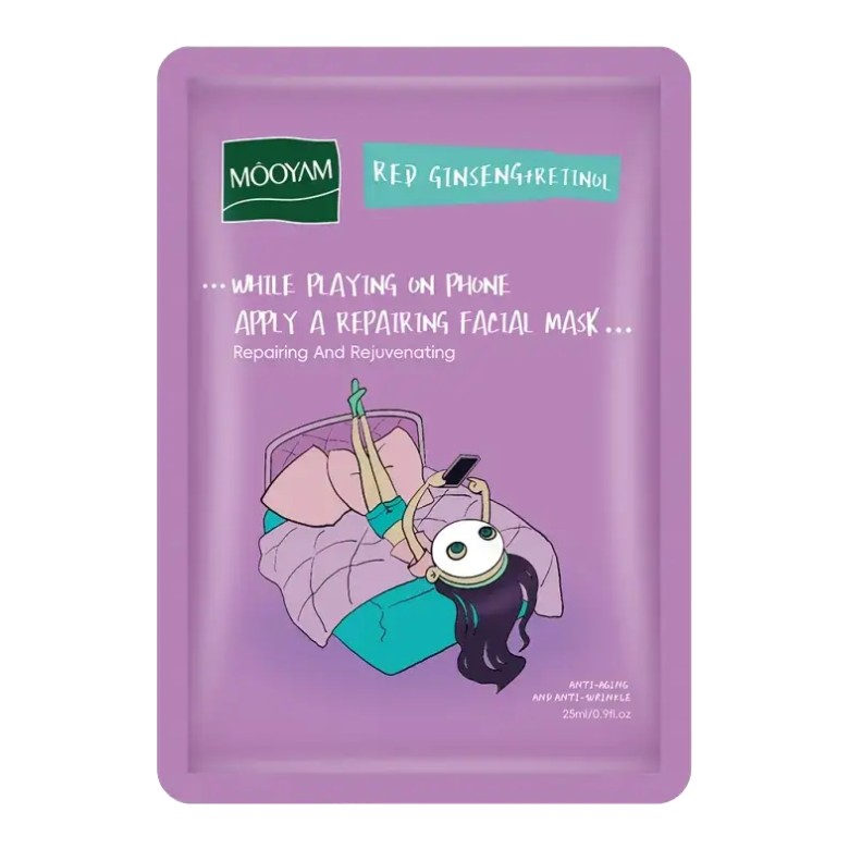 Mooyam Red Ginseng + Retinol Facial Mask