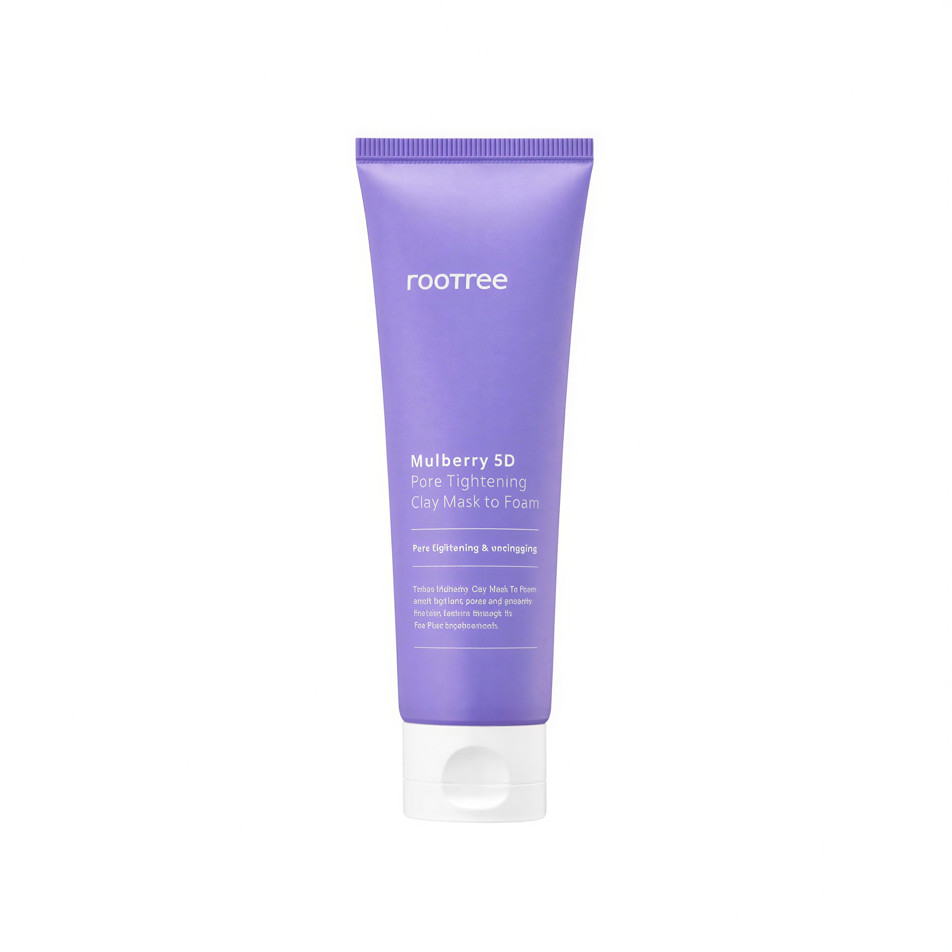 rooTree Odiberry 5X Pore Tightening Clay Mask to Foam