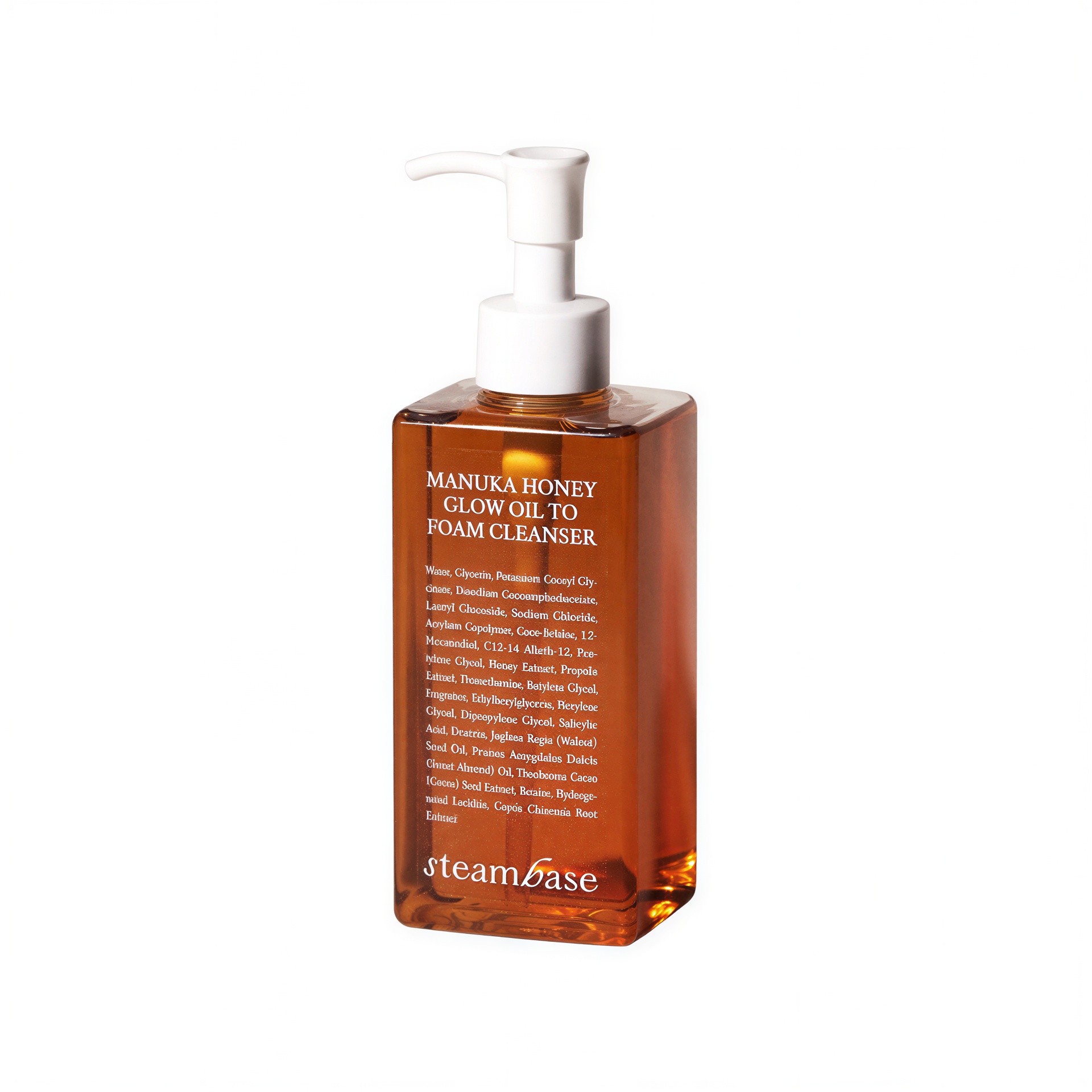 Steambase Manuka Honey Glow Oil To Foam Cleanser