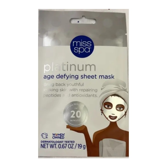 Miss Spa Platinum Age Defying Sheet Mask